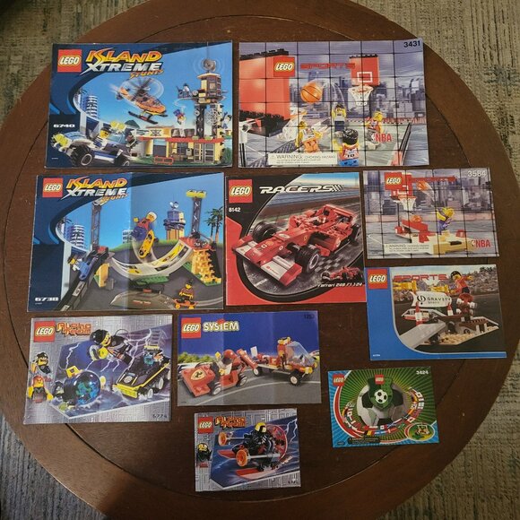 Lot of Lego Instruction Manuals (only) for 18 Lego Sets - Picture 1 of 7